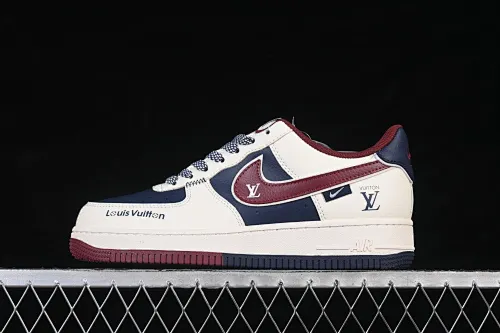 All categories Nk Air Force 1 Air Force series Nk Air Force 1 Low Air Force low-top Nike Air Force 1'07 Low joint blue and red stitching Air Force 1 low-top casual sneakers JP8028-069
